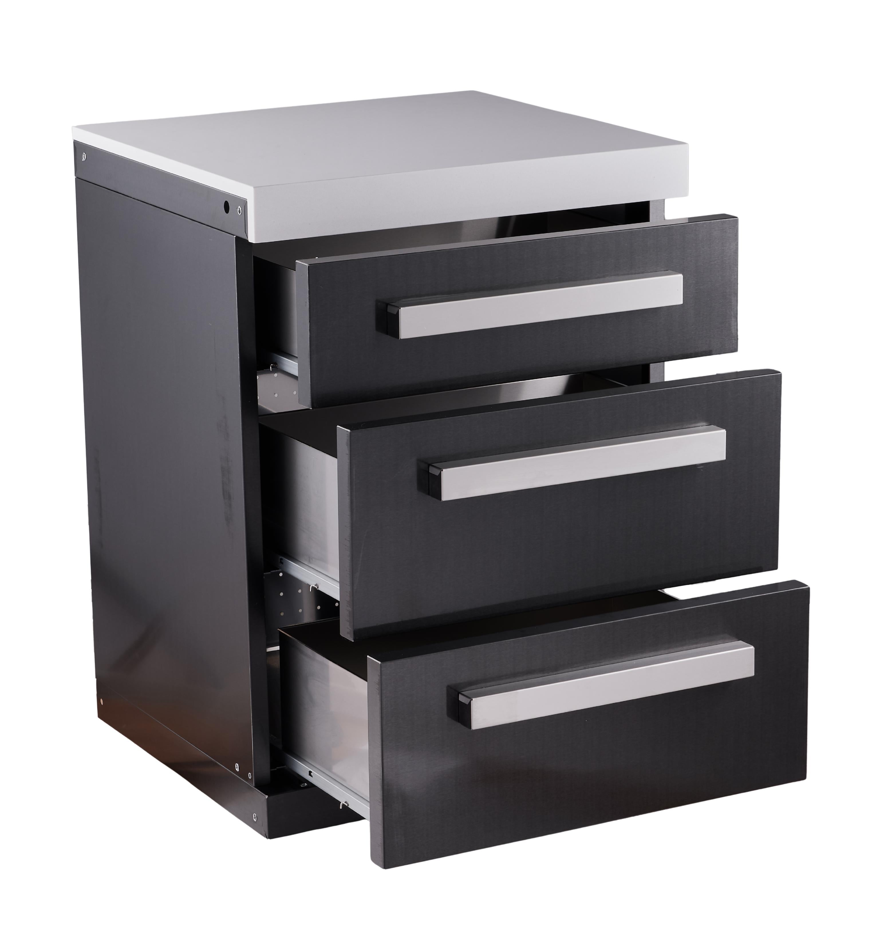 Mont Alpi Black Series 3 Drawer Cabinet Module - Mont Alpi Canada