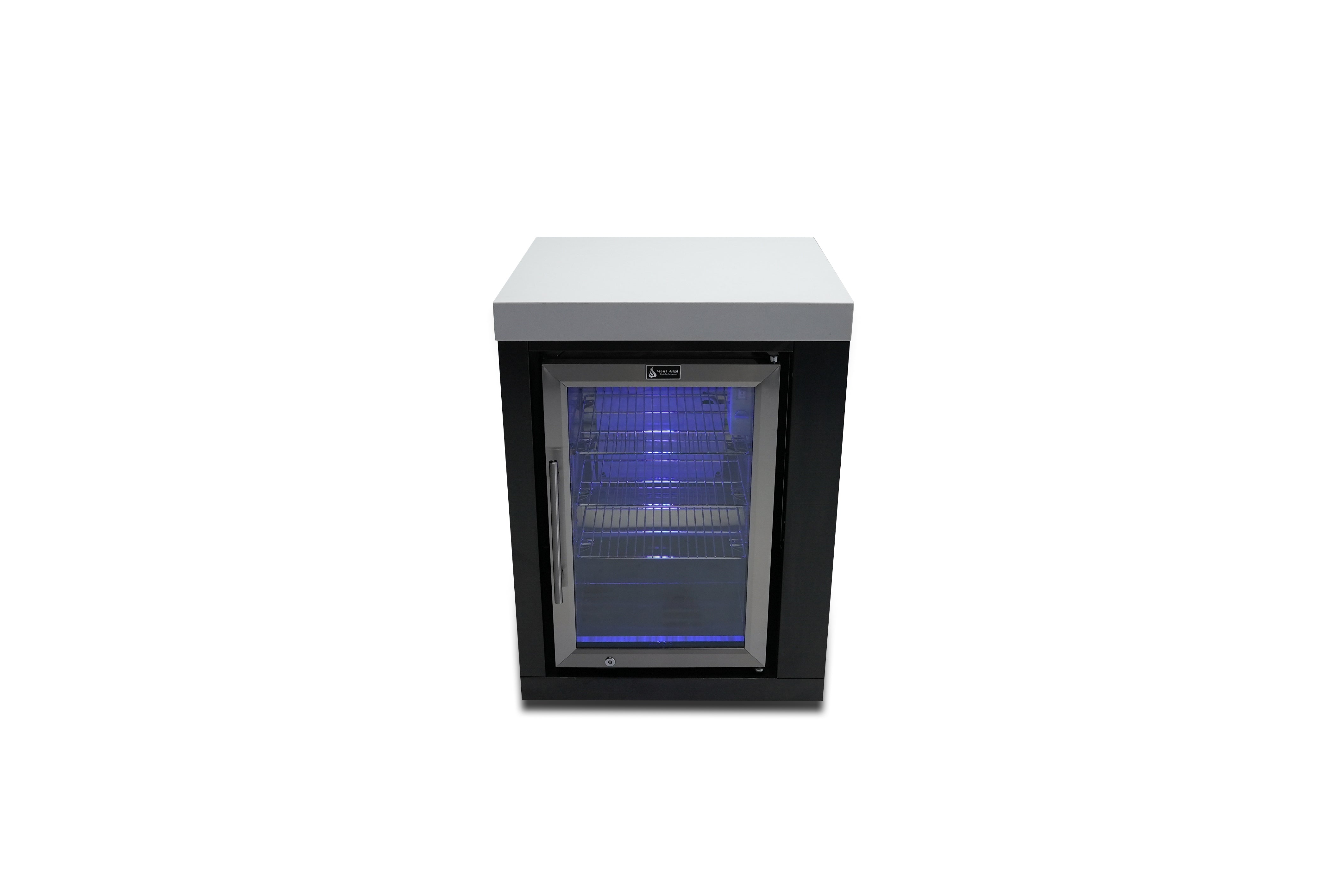 Mont Alpi Black Stainless Steel Fridge Cabinet Module - Mont Alpi Canada