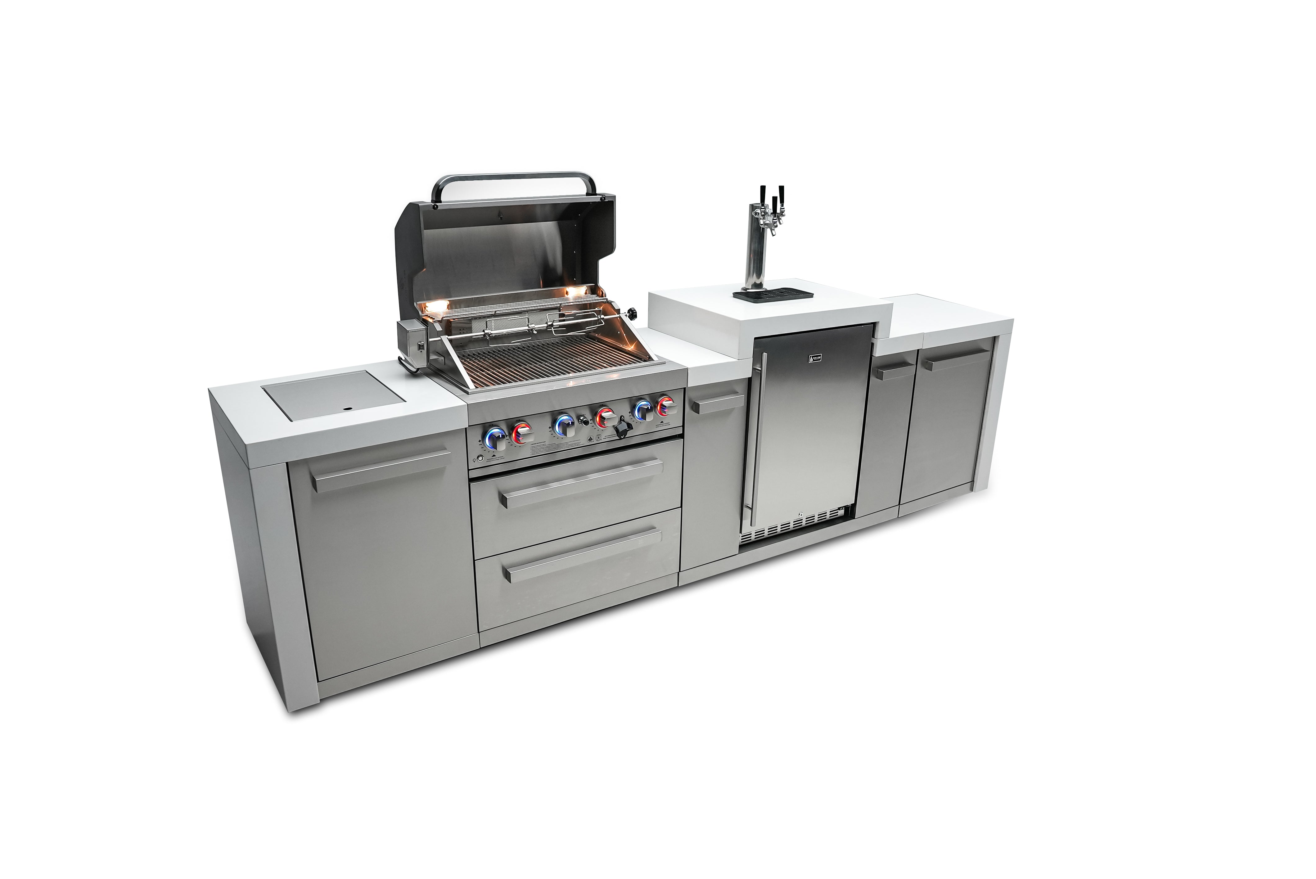 Mont Alpi 400 Deluxe Island with a Kegerator - Mont Alpi