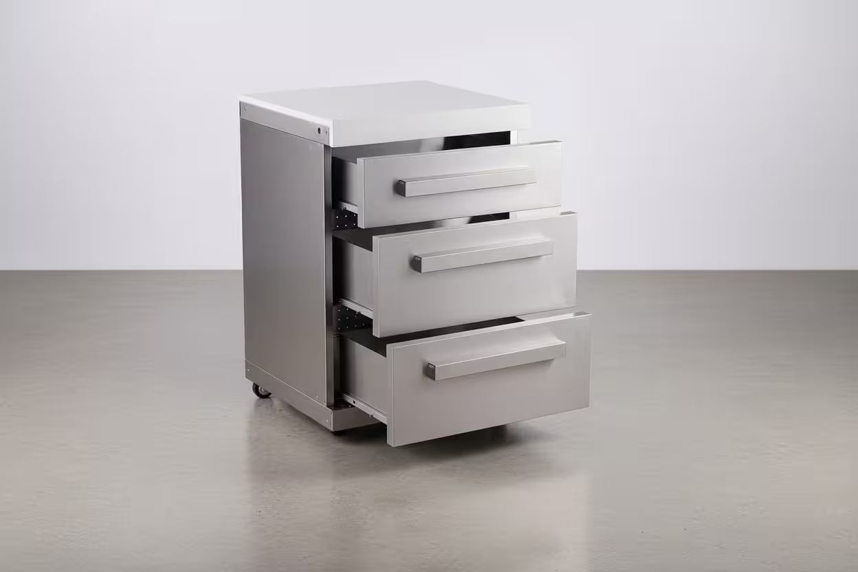 Mont Alpi Stainless Series 3 Drawer Cabinet Module - Mont Alpi Canada