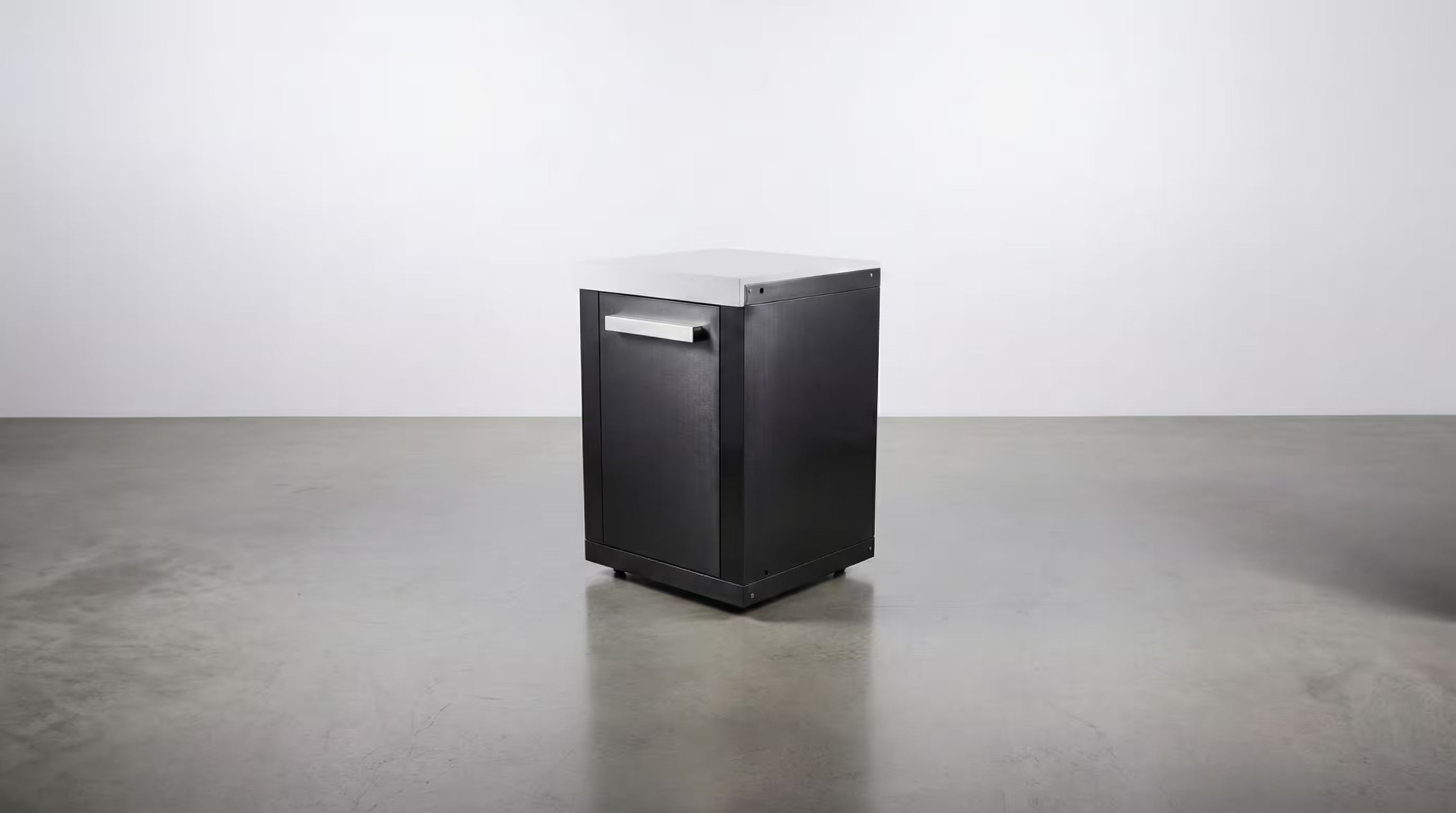 Mont Alpi Extension Cabinet Black Stainless Steel