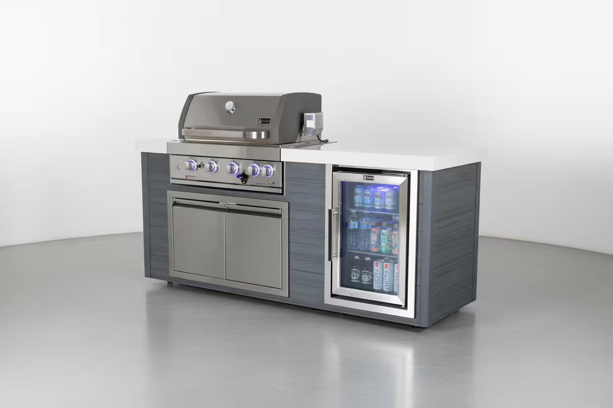 Mont Alpi 4 Burner Stainless Steel Artwood Outdoor Kitchen - Mont Alpi Canada