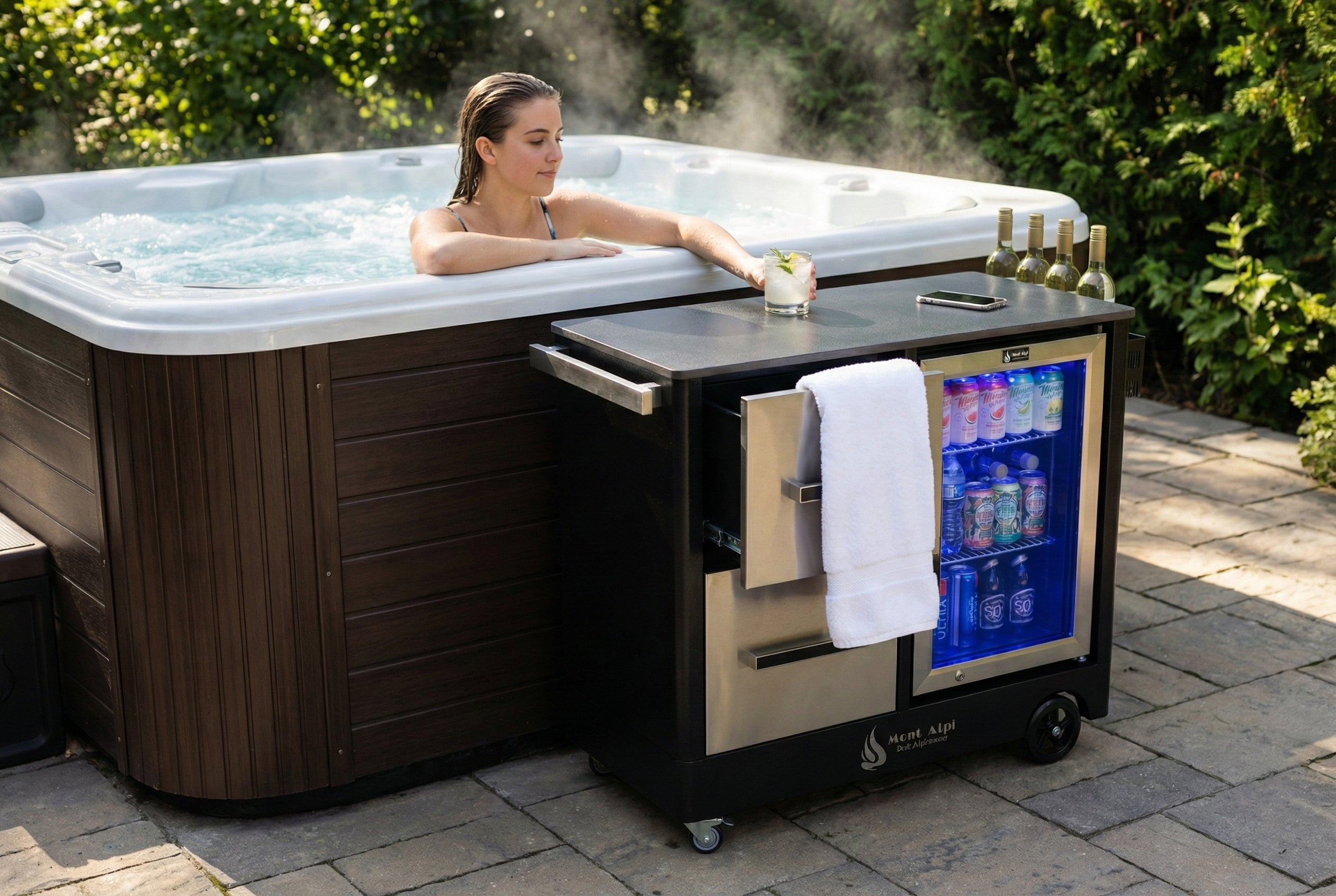 Mont Alpi Large Outdoor Prep Center / Bar Cart - Mont Alpi Canada