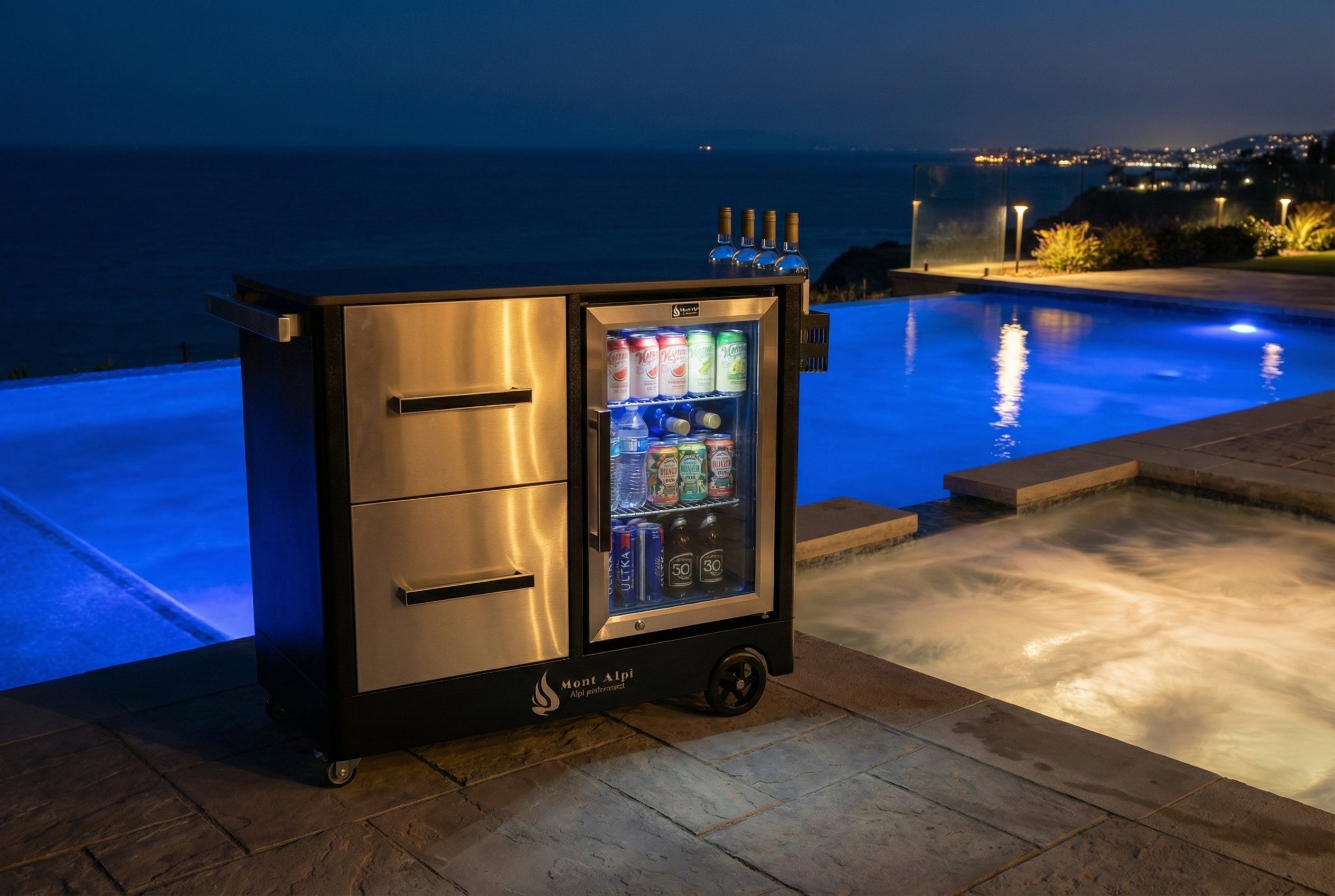 Mont Alpi Large Outdoor Prep Center / Bar Cart - Mont Alpi Canada