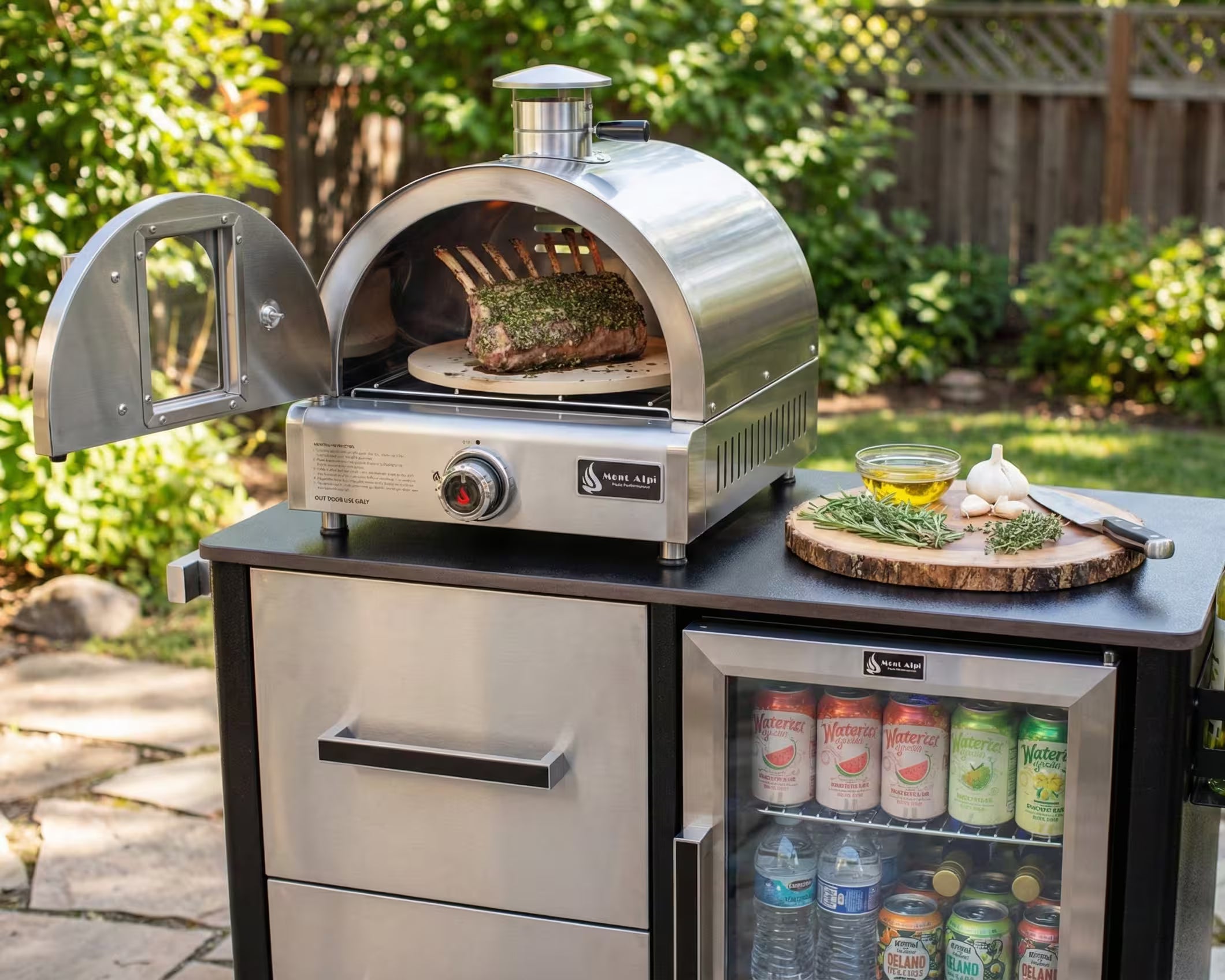 Mont Alpi Large Outdoor Prep Center / Bar Cart - Mont Alpi Canada