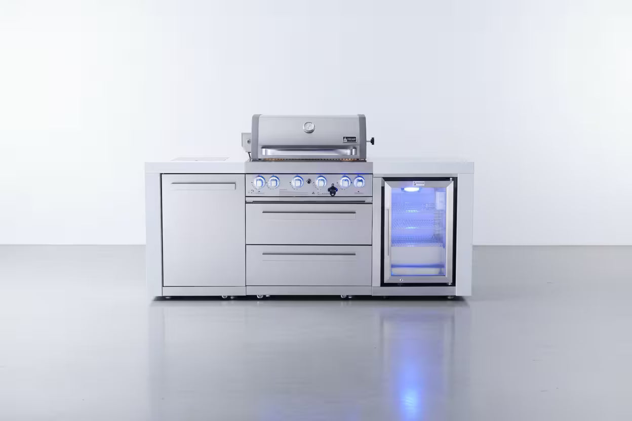 Mont Alpi 400 Deluxe Island with a Fridge Cabinet