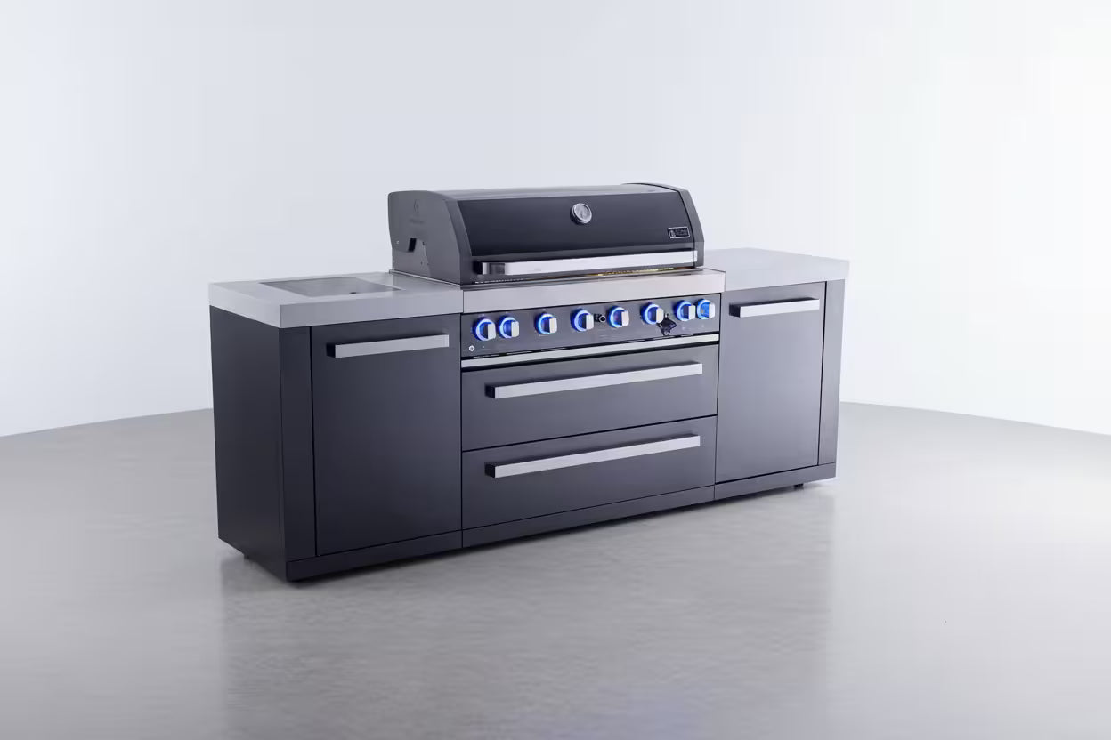 Mont Alpi 805 Black Stainless Steel Island - Mont Alpi Canada