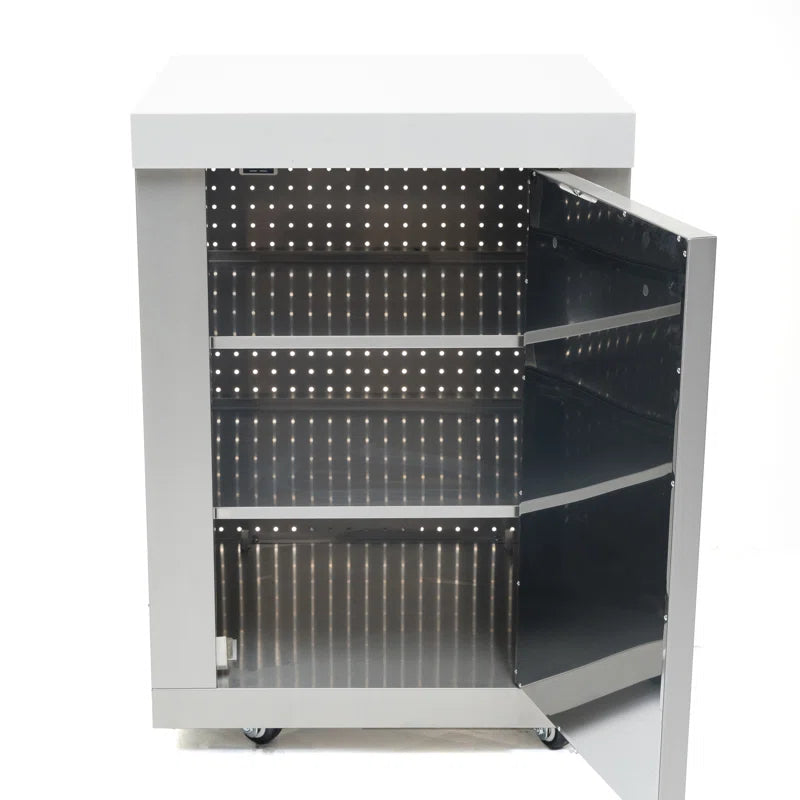 Mont Alpi Extension Cabinet Stainless Steel