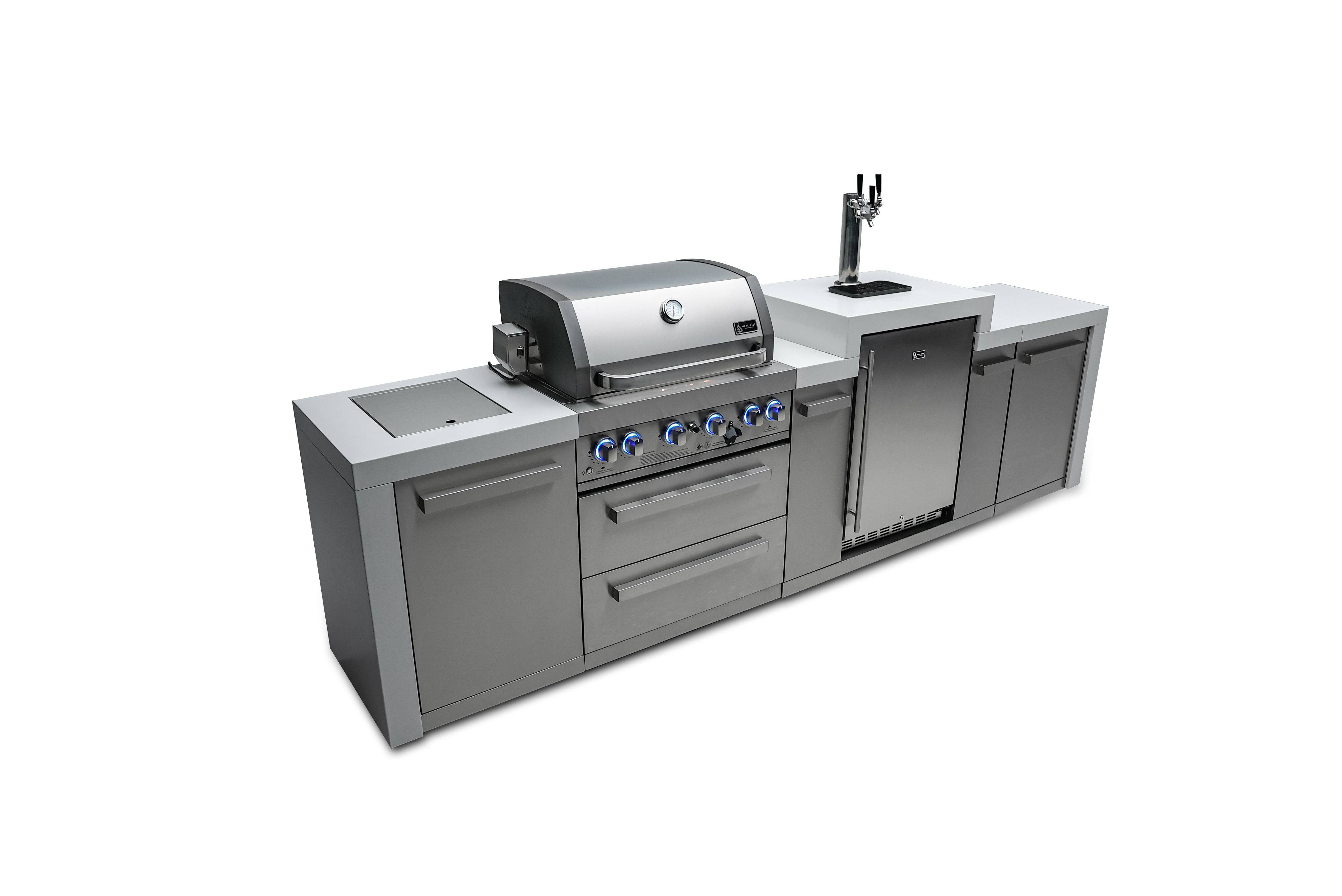 Mont Alpi 400 Deluxe Island with a Kegerator - Mont Alpi