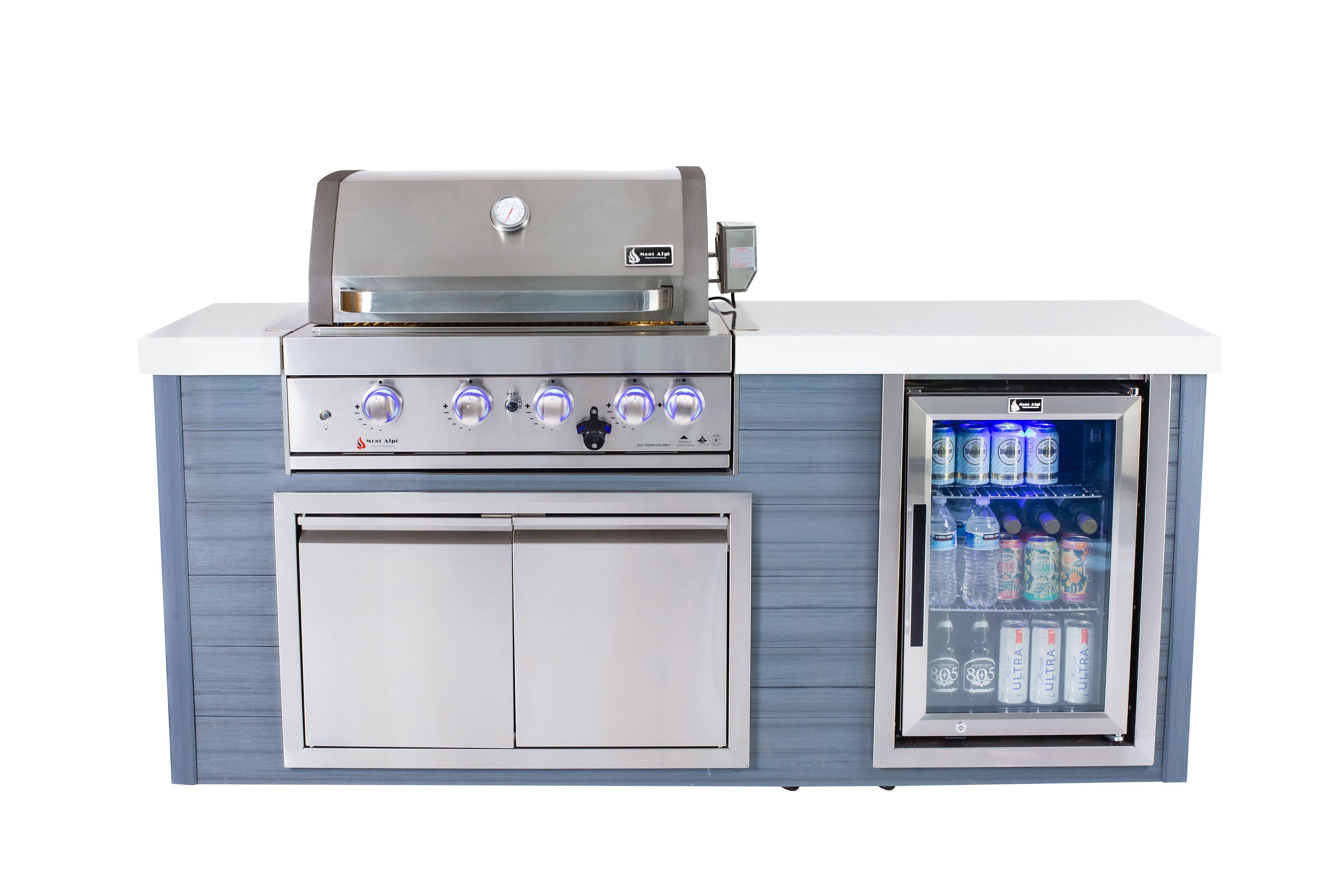 Mont Alpi 4 Burner Stainless Steel Artwood