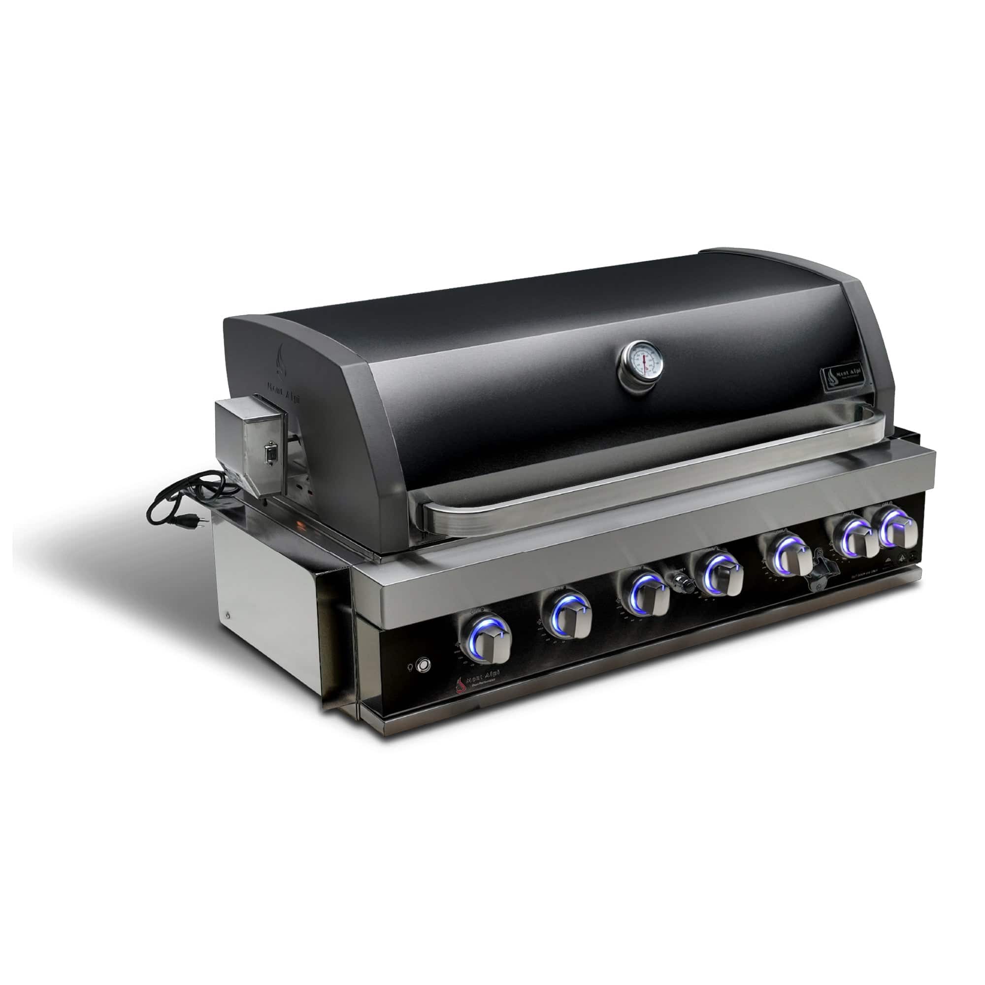 Mont Alpi 44" Black Stainless Steel Built in Grill - Mont Alpi