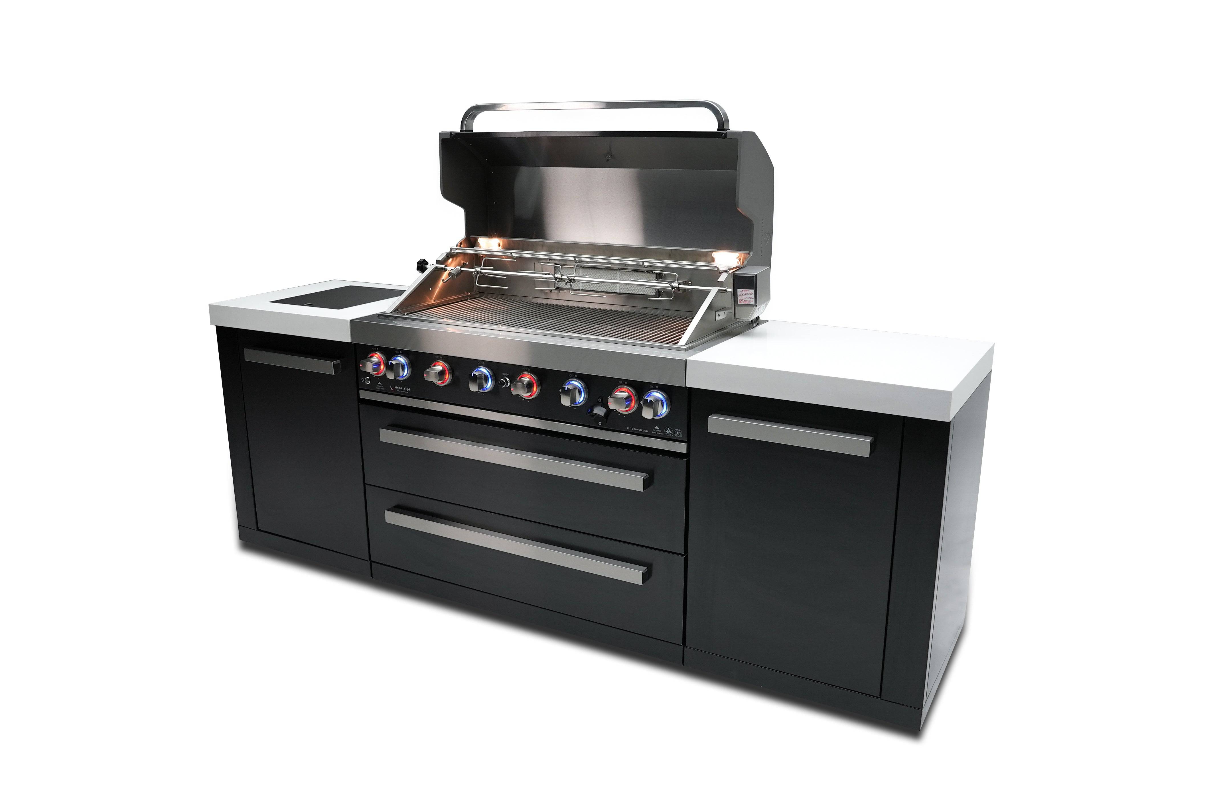 Mont Alpi 805 Black Stainless Steel Island - Mont Alpi