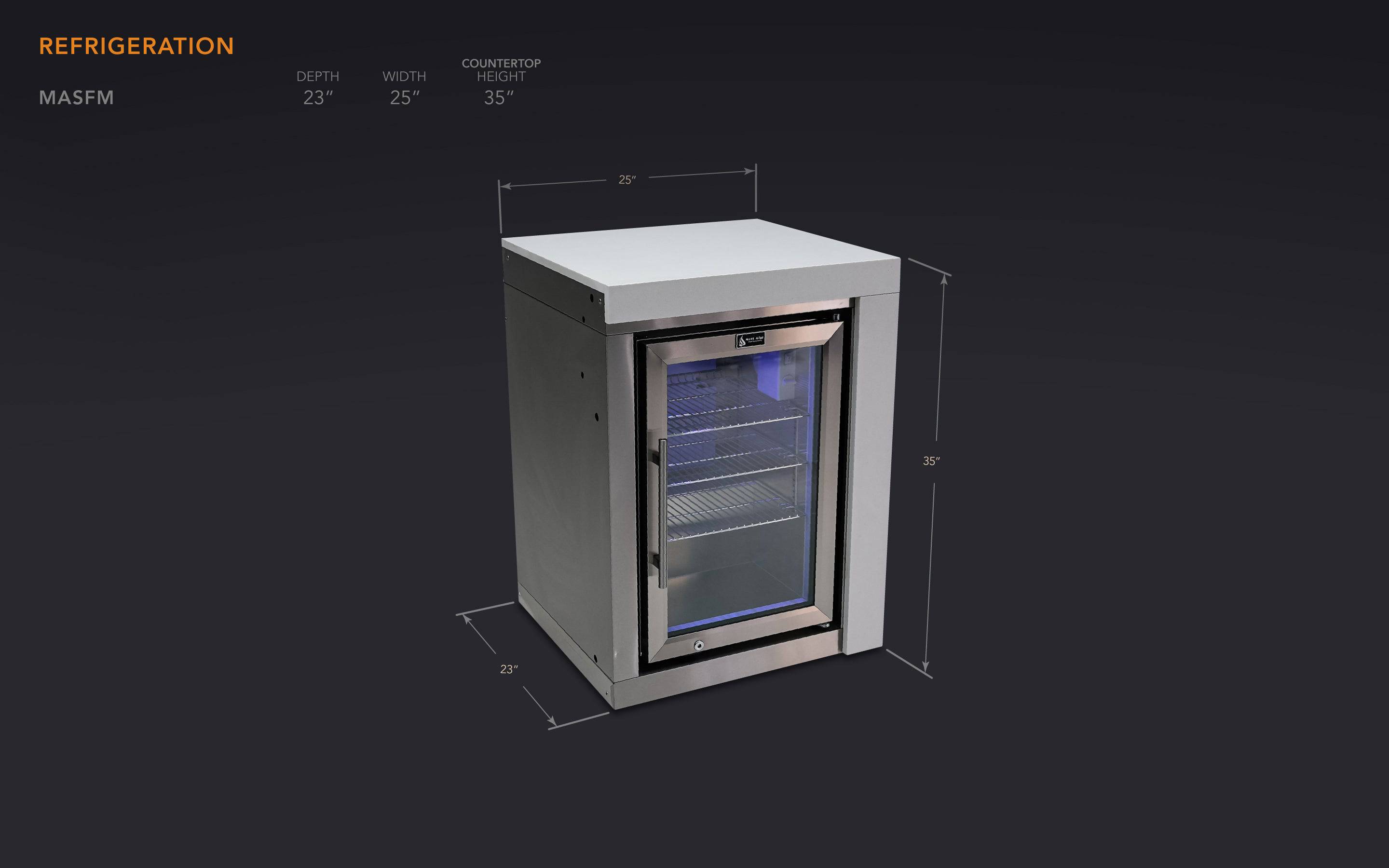 Mont Alpi Deluxe Fridge Cabinet Module - Mont Alpi