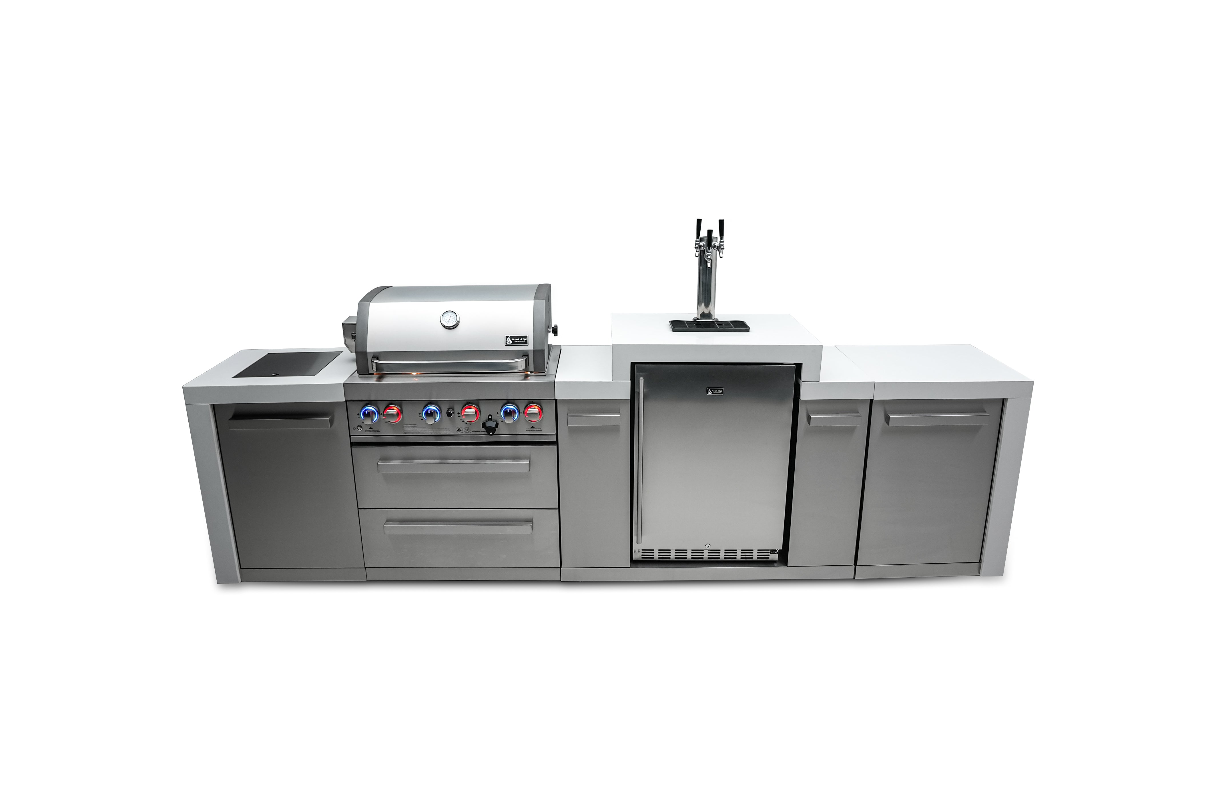 Mont Alpi 400 Deluxe Island with a Kegerator - Mont Alpi