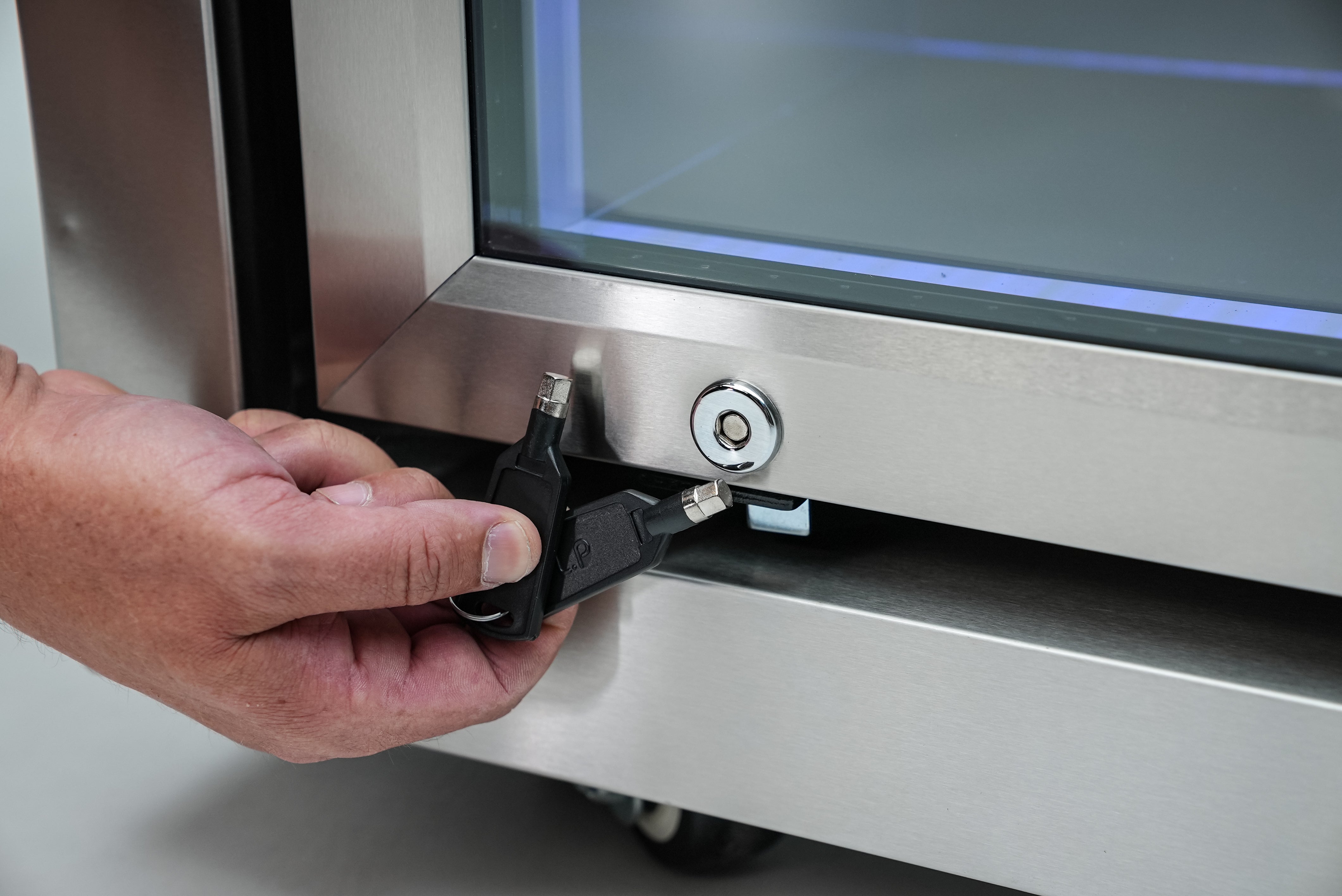 Mont Alpi Black Stainless Steel Fridge Cabinet Module - Mont Alpi Canada